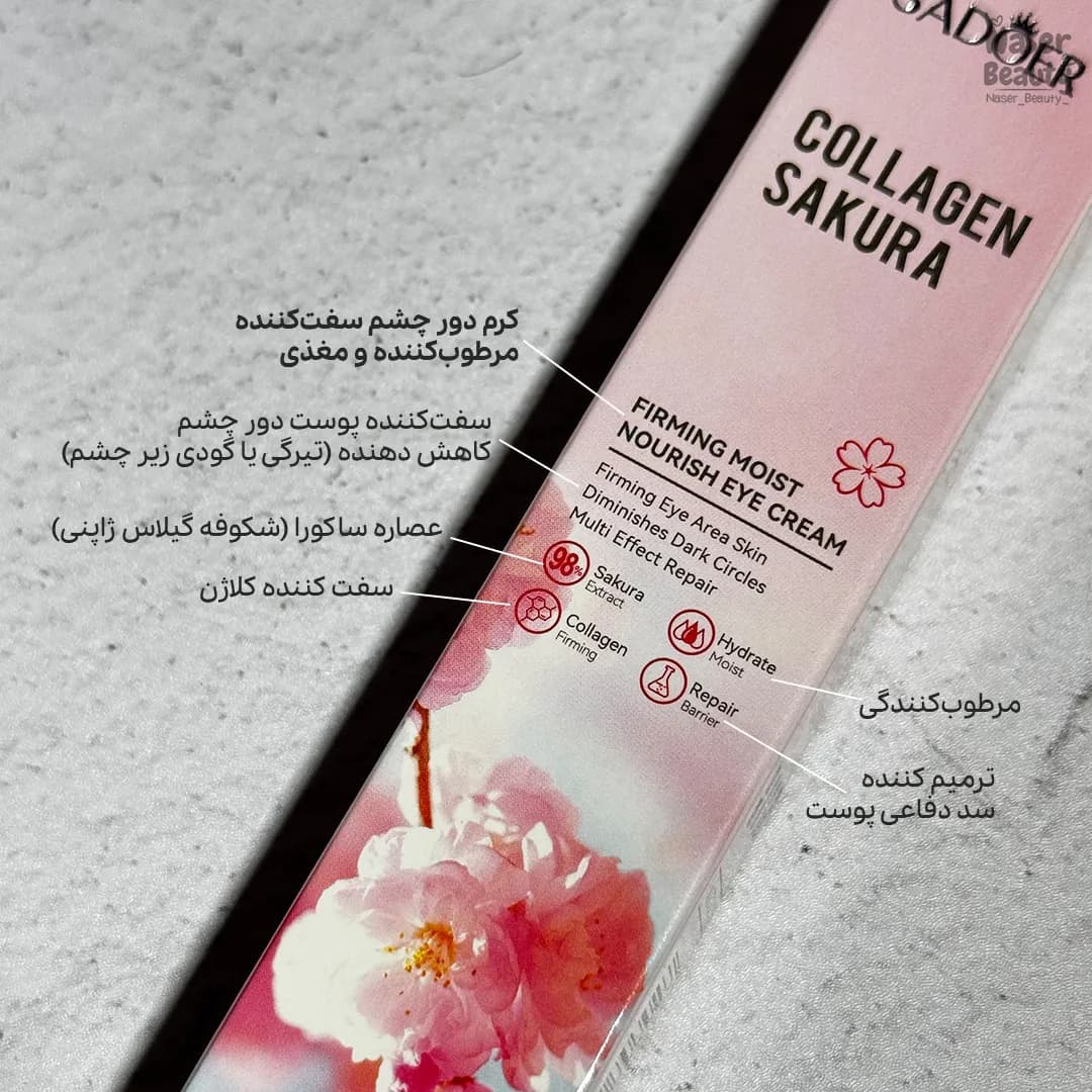 کرم دور چشم شکوفه گیلاس سادور — تصویر ۲