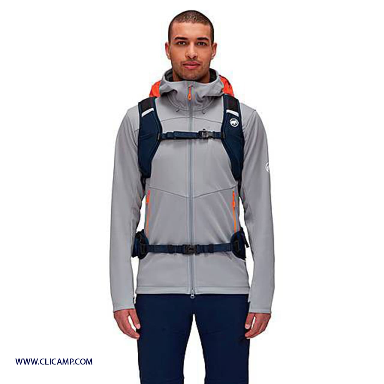 کوله پشتی ماموت / Mammut – مدل Trion 35L / طوسی — تصویر ۴