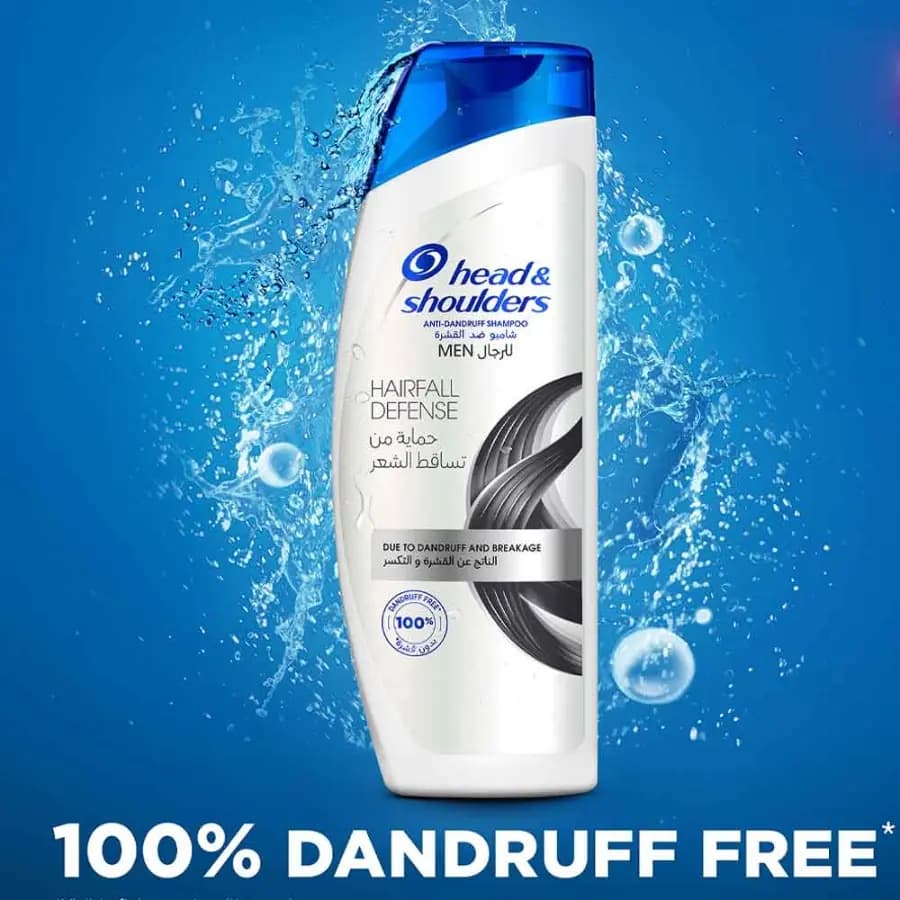 شامپو ضد شوره و ضد ریزش آقایان Hairfall Defense هد اند شولدرز 400ml — تصویر ۸