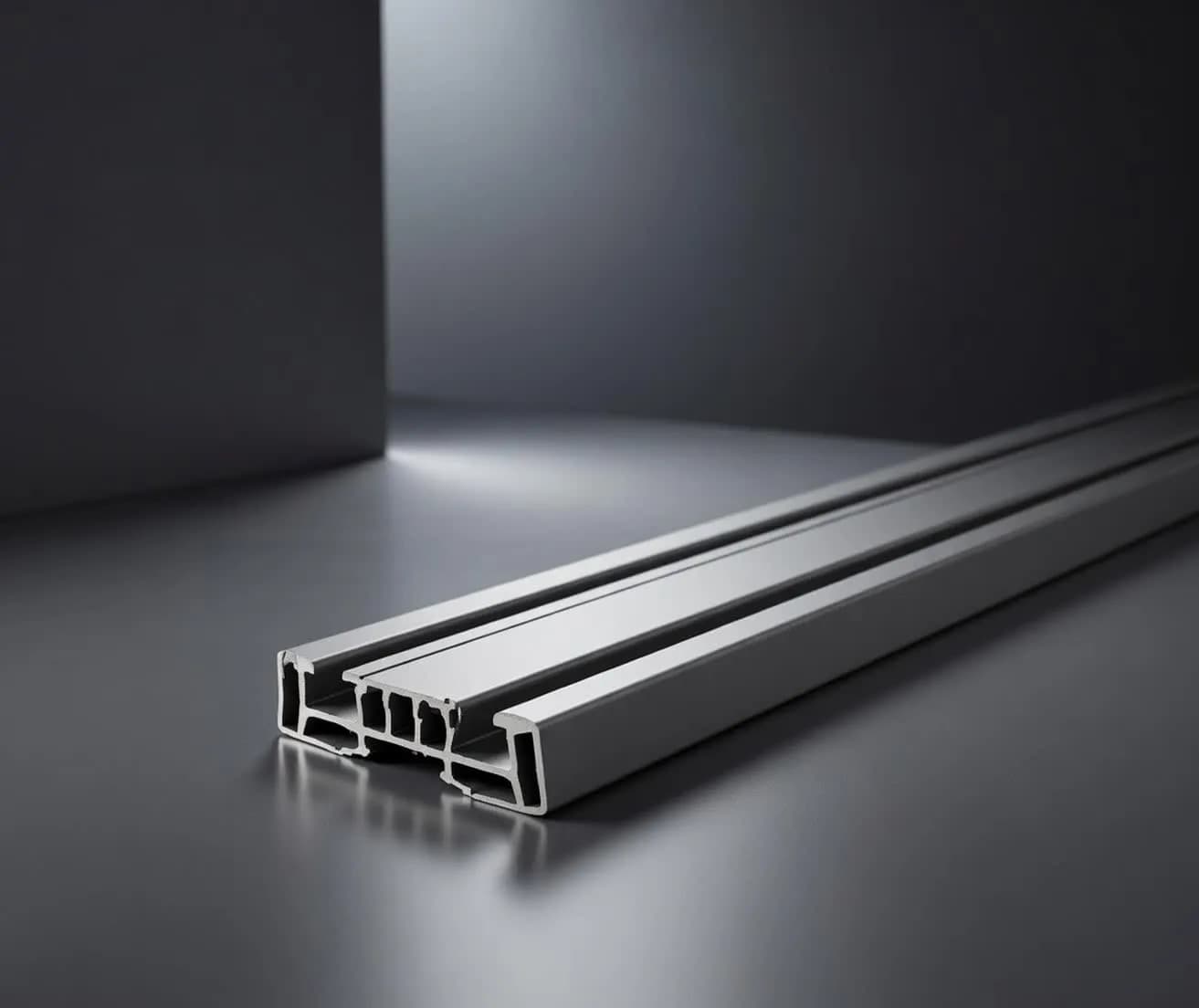 ریل پرده pvc دو شیار