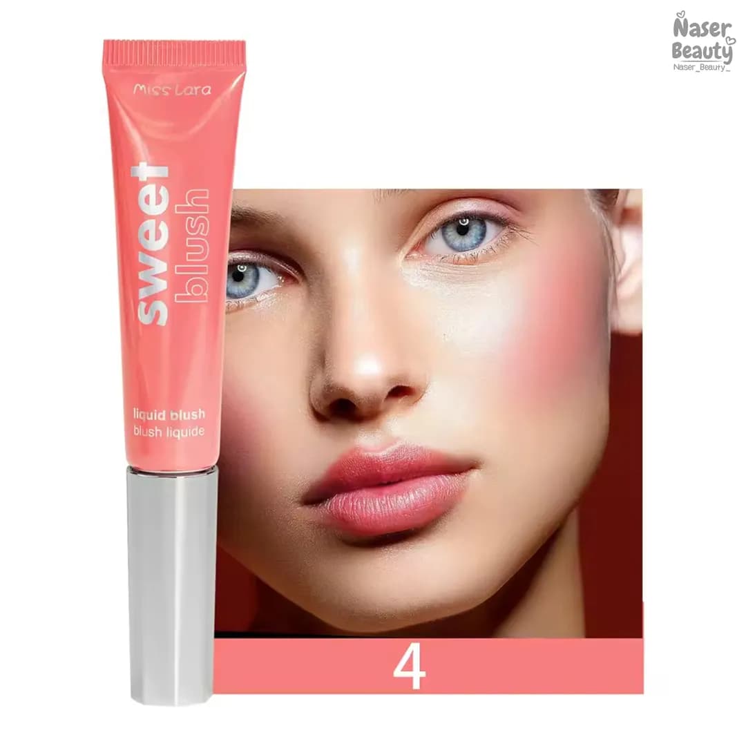 رژگونه مایع تیوپی میس لارا Miss Lara — تصویر ۵