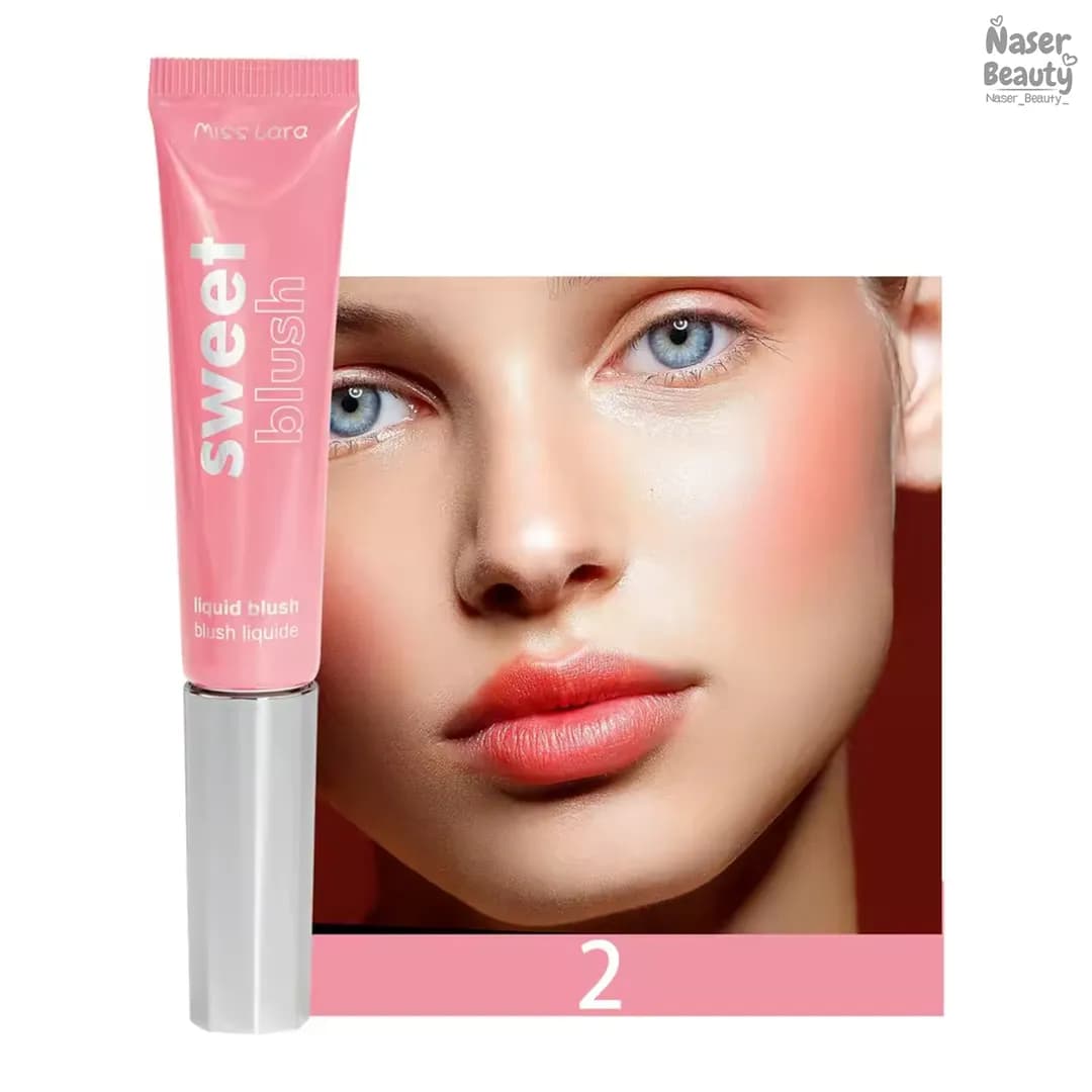 رژگونه مایع تیوپی میس لارا Miss Lara — تصویر ۳