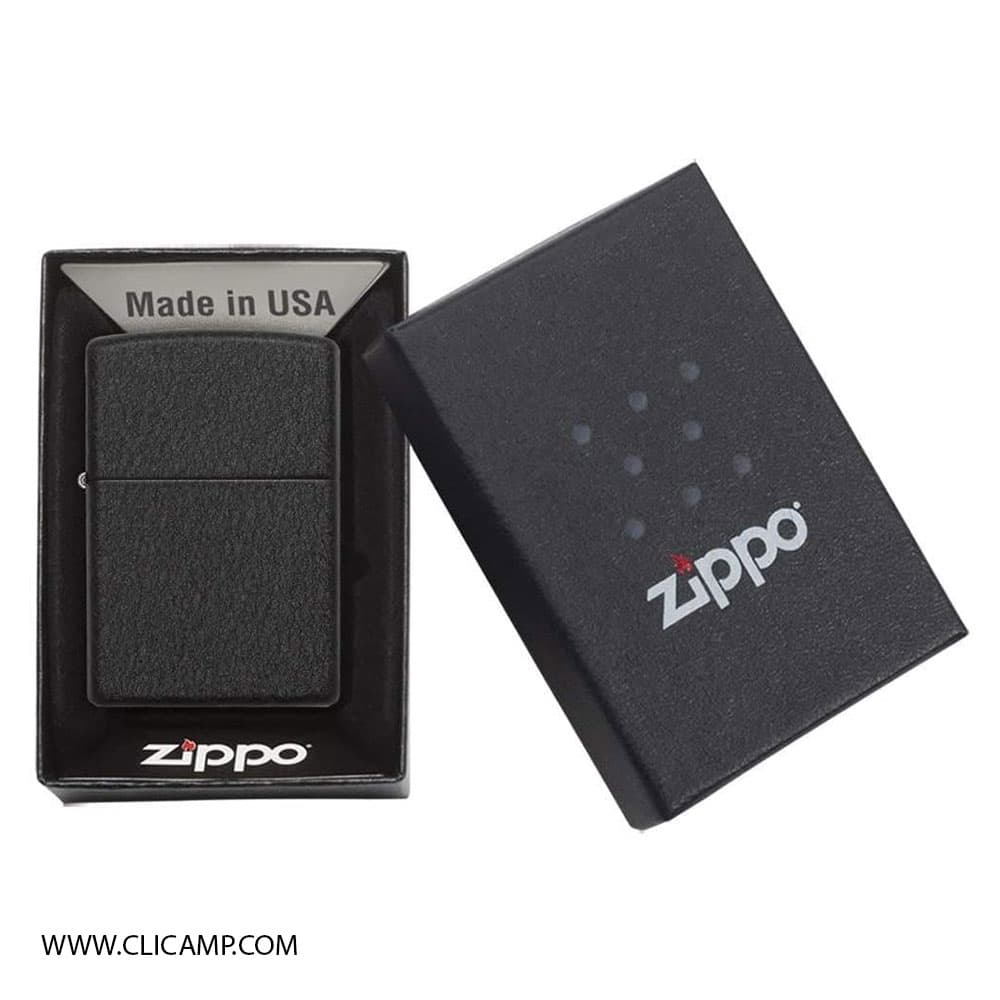 فندک زیپو / ZIPPO – مدل 236 / آسفالتی — تصویر ۳