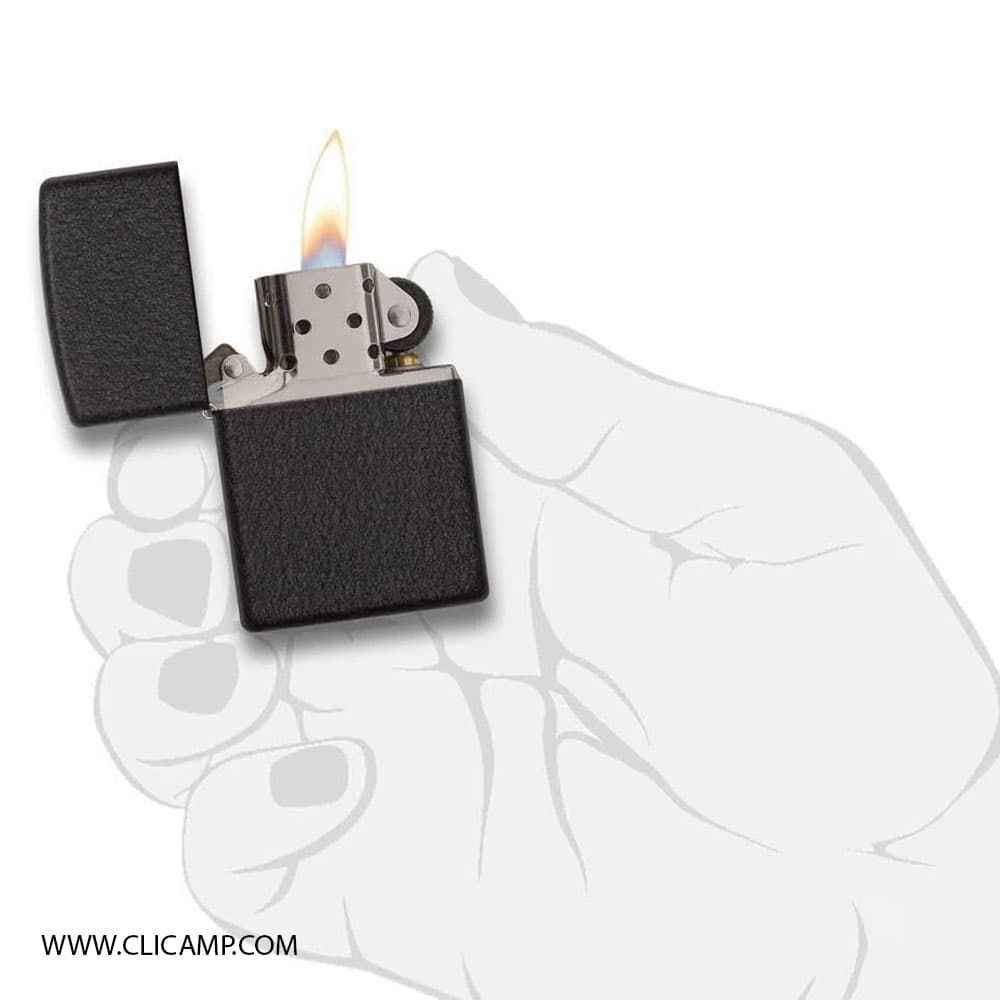 فندک زیپو / ZIPPO – مدل 236 / آسفالتی — تصویر ۴