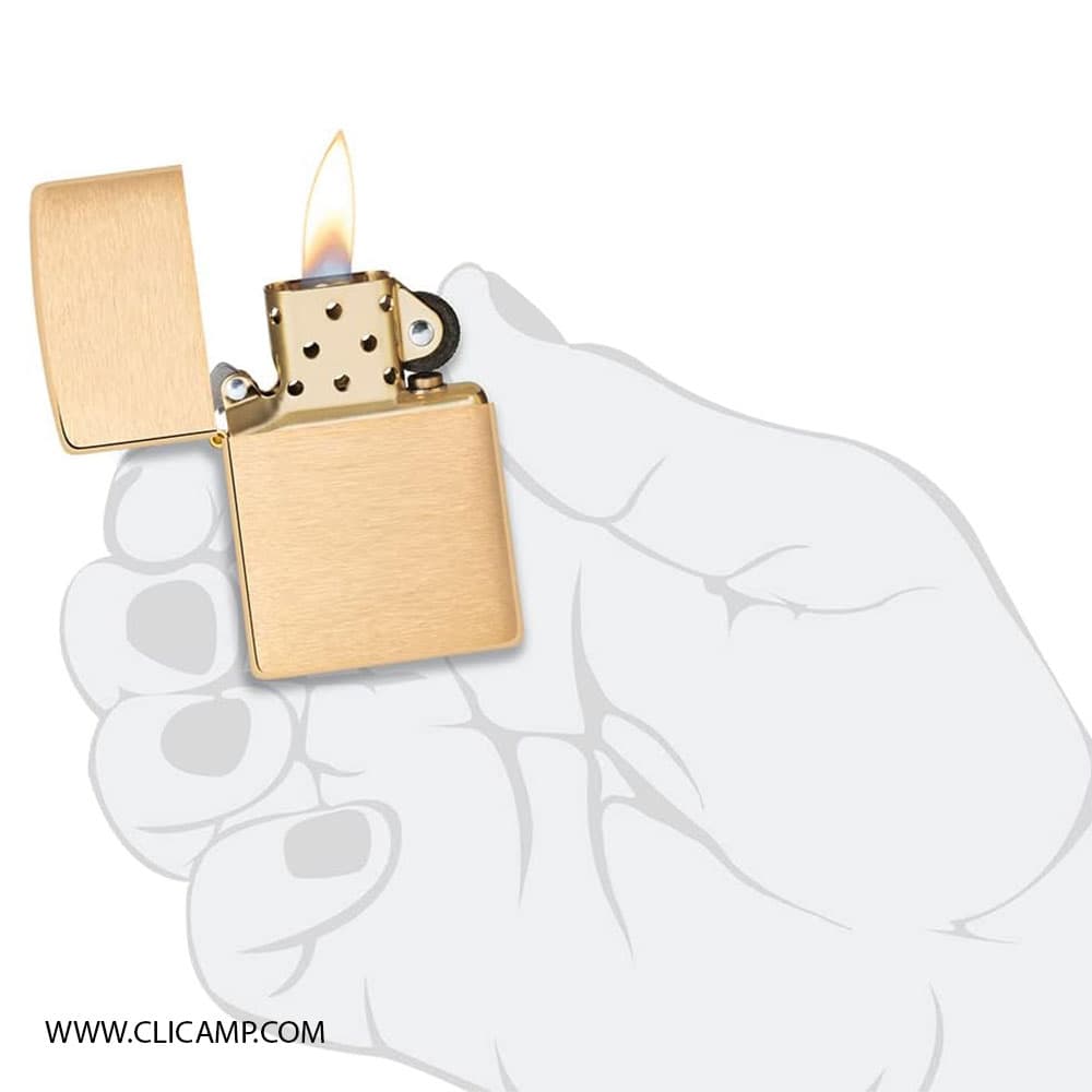 فندک زیپو / ZIPPO – مدل 204B / طلایی — تصویر ۱۱