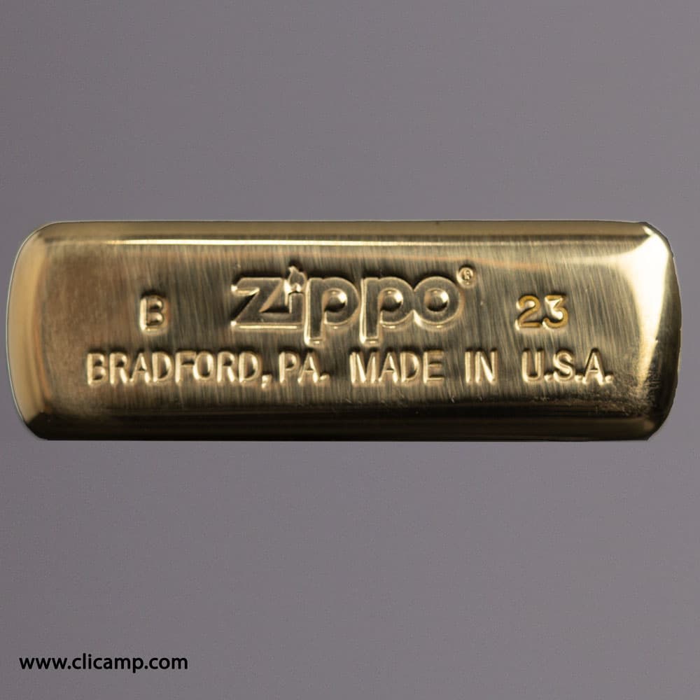 فندک زیپو / ZIPPO – مدل 204B / طلایی — تصویر ۶