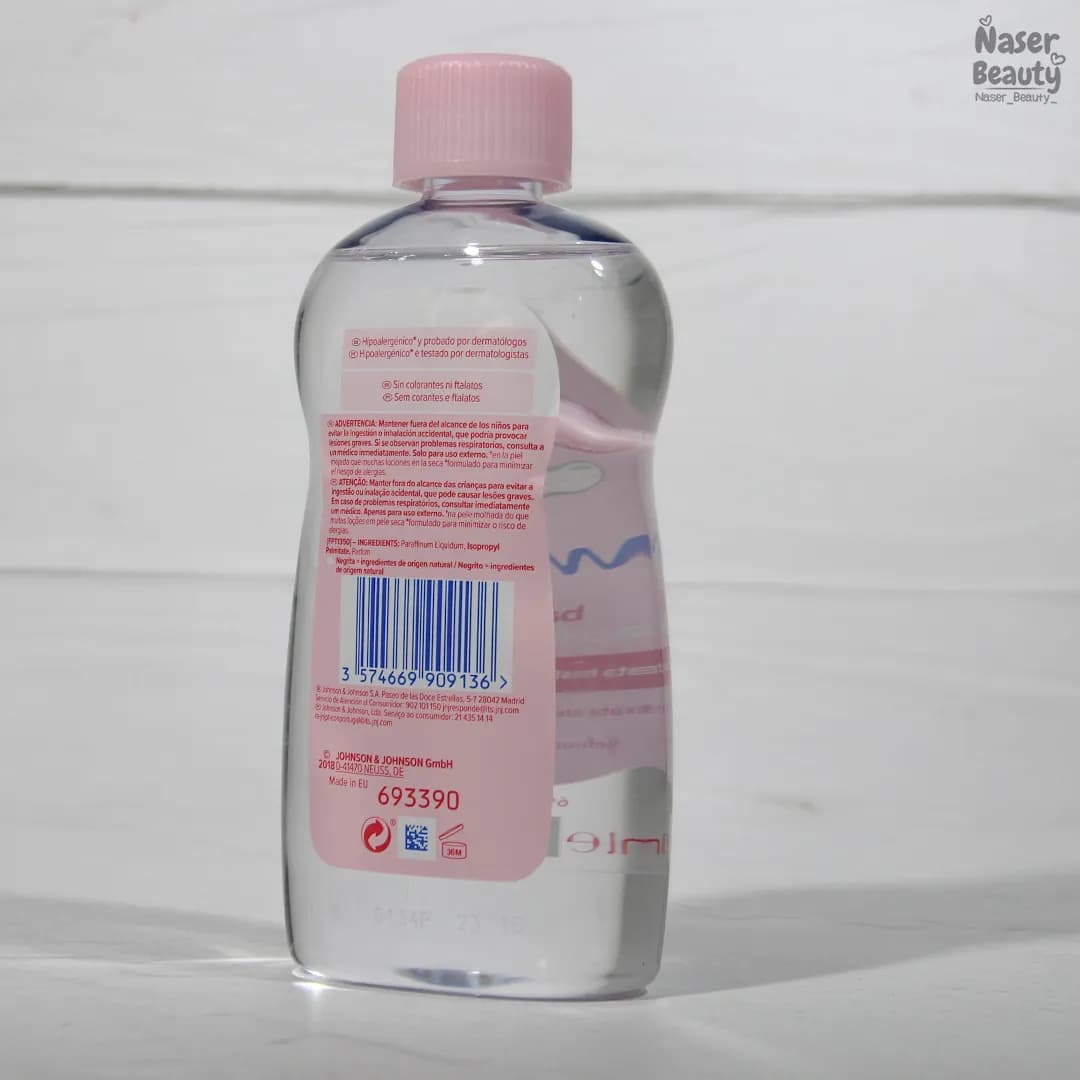 روغن بچه جانسون مدل Baby Oil — تصویر ۳