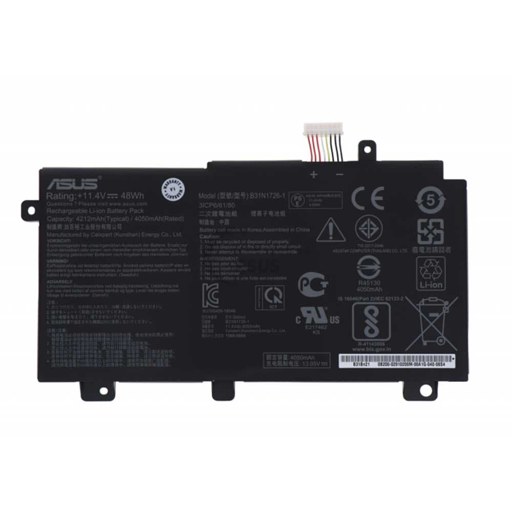باتری لپتاپ ASUS مدل B31N1726