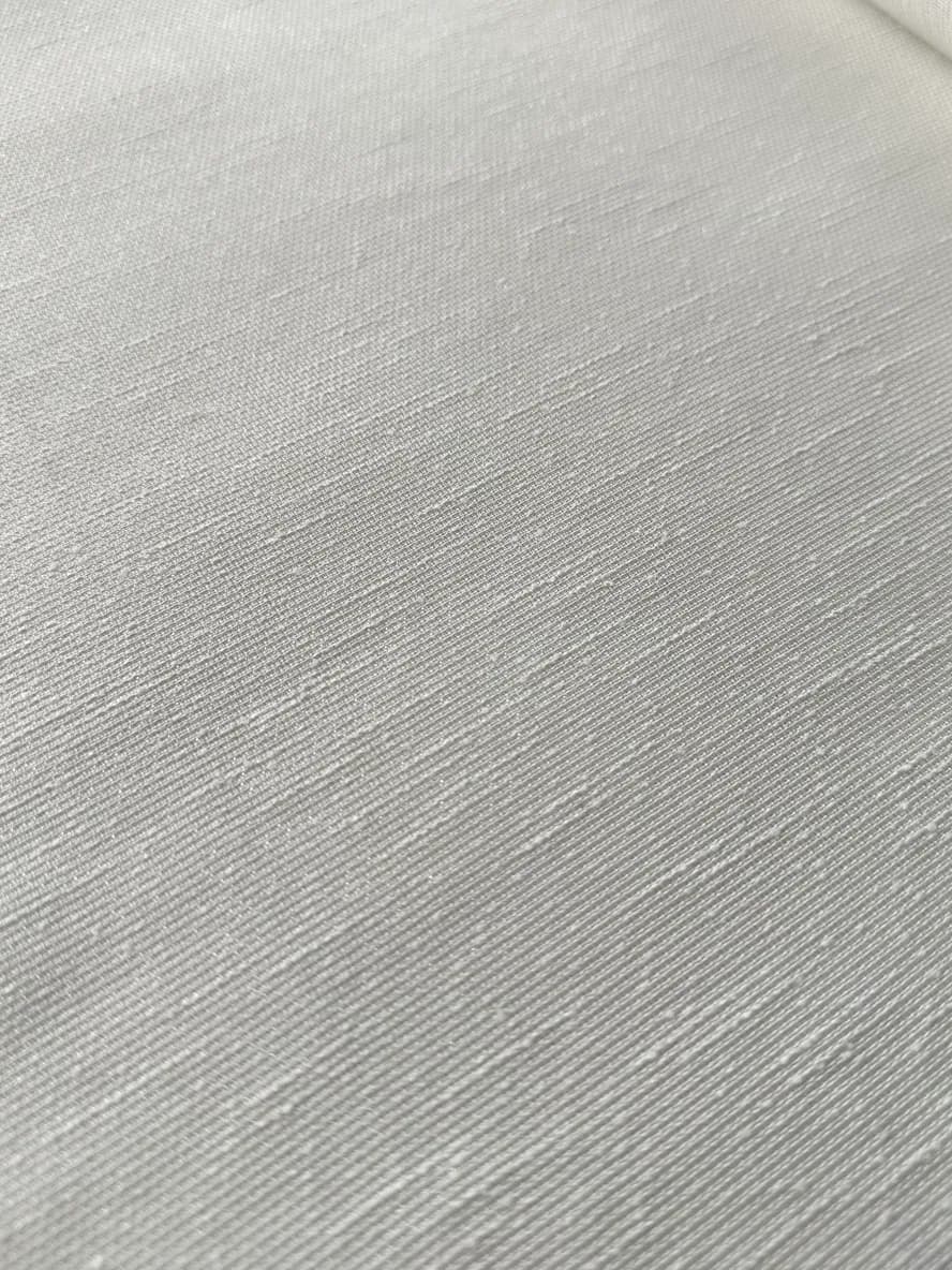 پرده تور ساده سفید نخ کتانی — تصویر ۳