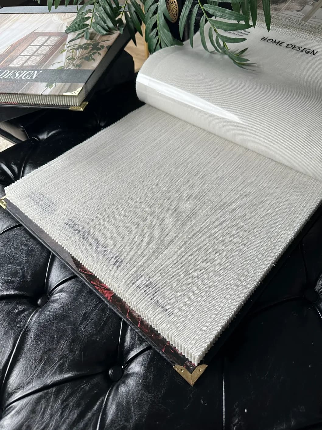 پرده تور ساده استخوانی ساده نخ تابیده نقره ای — تصویر ۶