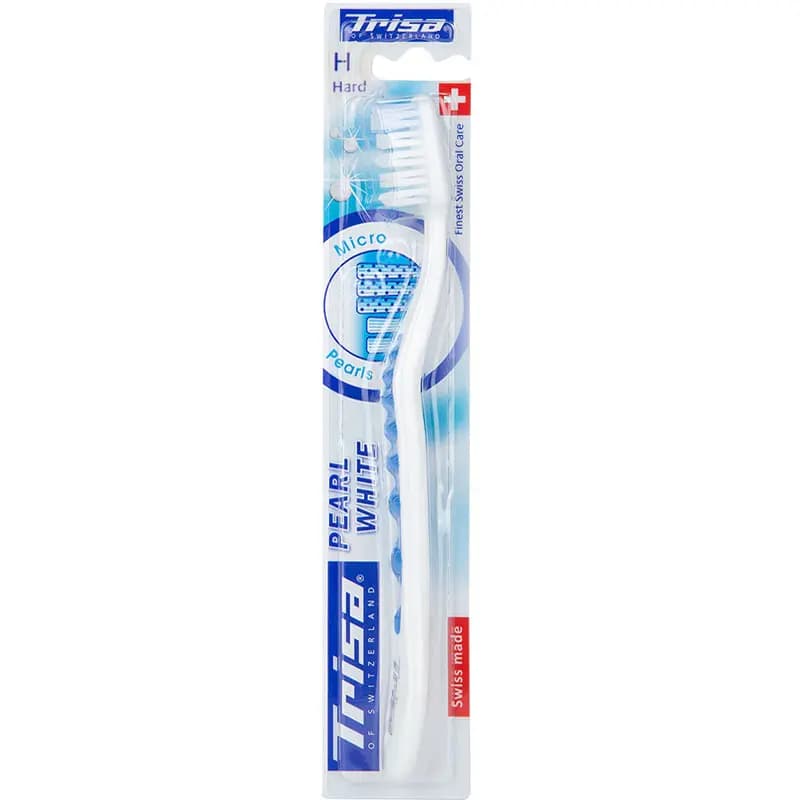مسواک با برس سخت Pearl White تریزا — تصویر ۵