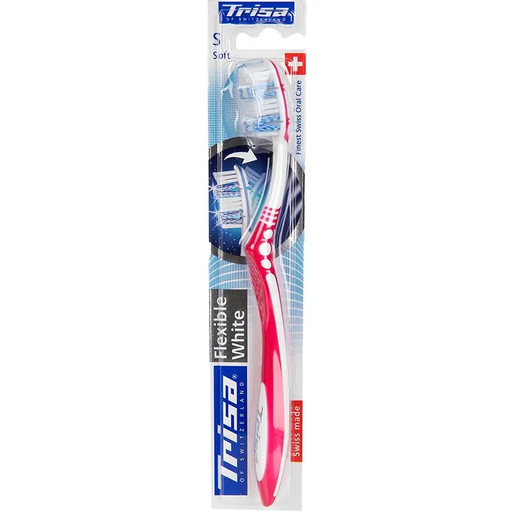 مسواک با برس نرم Flexible White تریزا — تصویر ۳