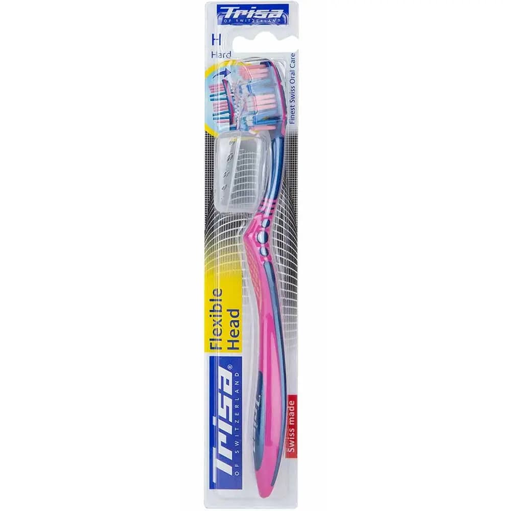 مسواک با برس سخت همراه با درپوش Flexible Head تریزا — تصویر ۵