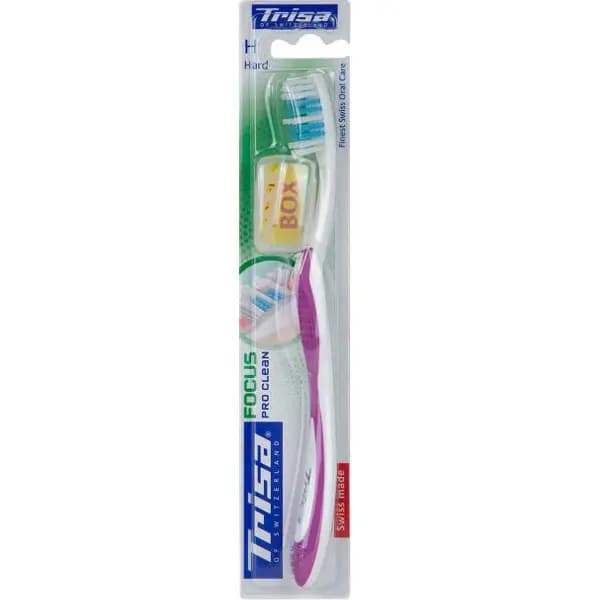 مسواک با برس سخت همراه با درپوش Focus Pro Clean تریزا — تصویر ۶