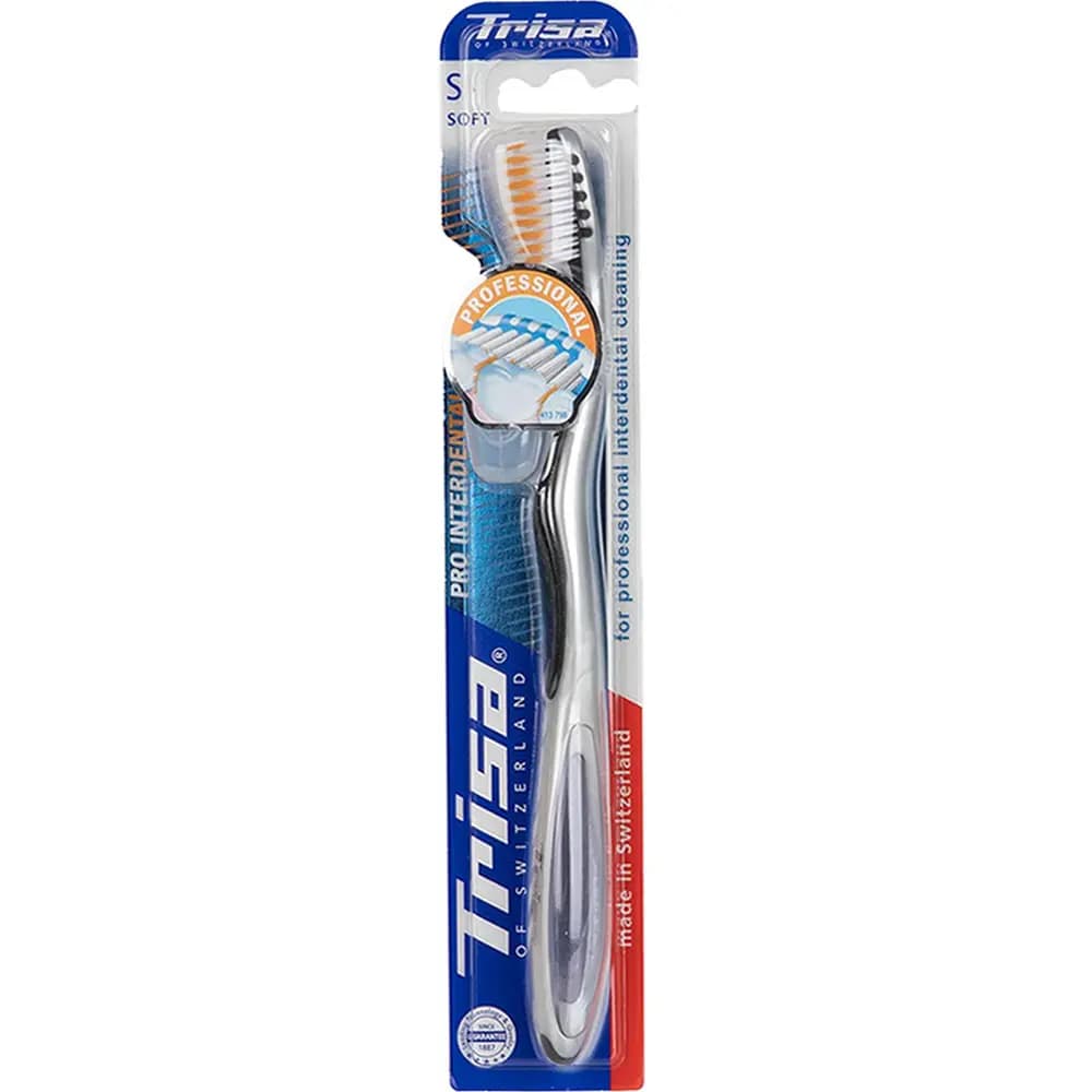 مسواک با برس نرم همراه با درپوش Pro Interdental تریزا — تصویر ۵