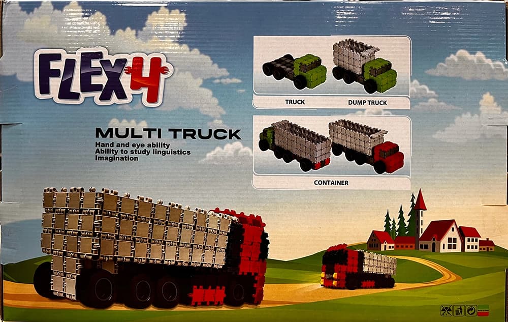 لگو ساختنی کامیون FLEX4 Multi Truck | مجموعه ۲۳۲ قطعه‌ای ساخت ۵ مدل کامیون — تصویر ۱۲