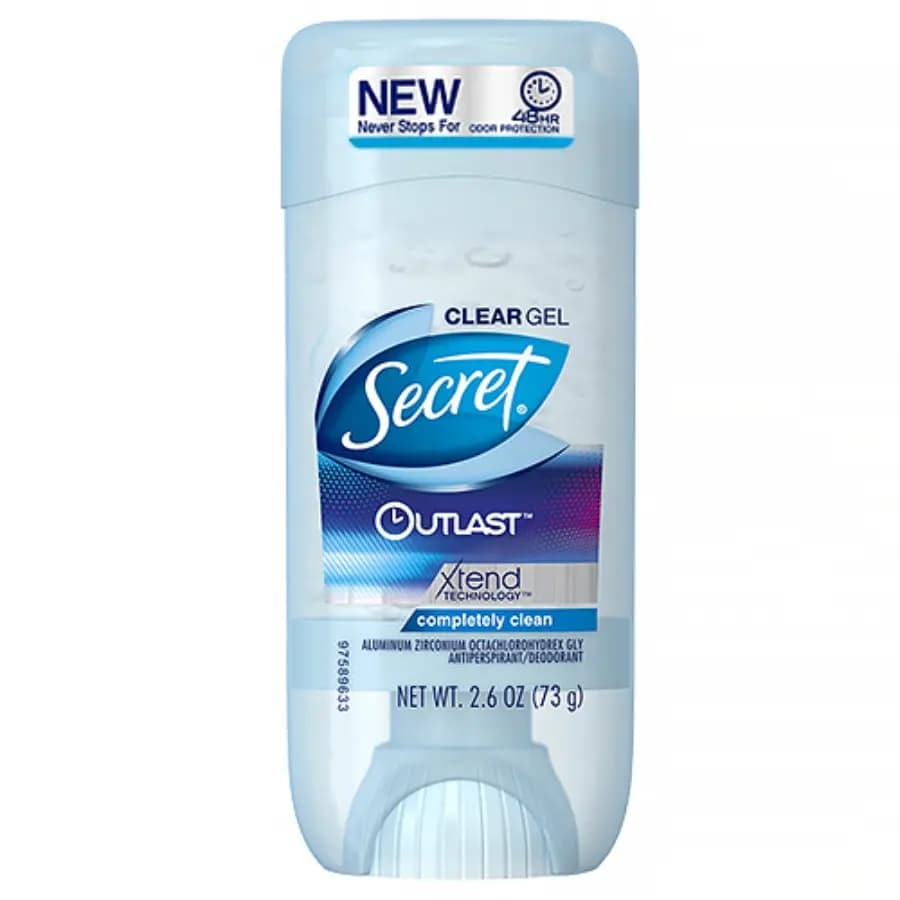 ژل شفاف ضد تعریق زنانه Completely Clean سکرت 73gr — تصویر ۲