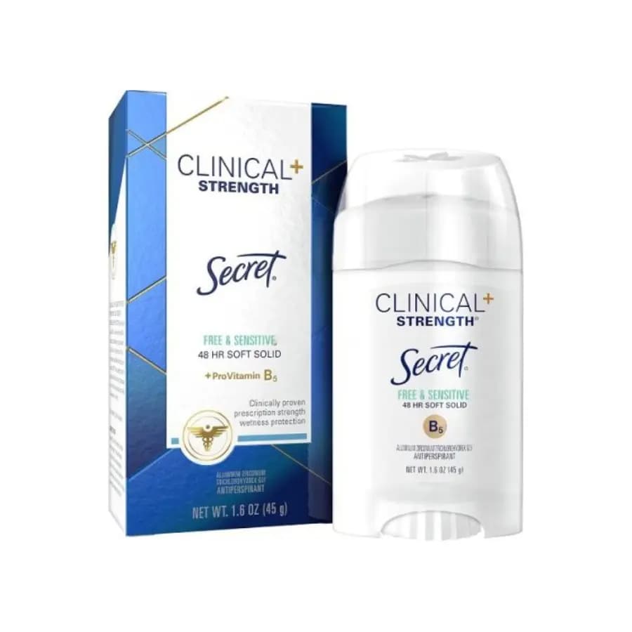 استیک ضد تعریق کلینیکال Free & Sensitive سکرت 45gr — تصویر ۵