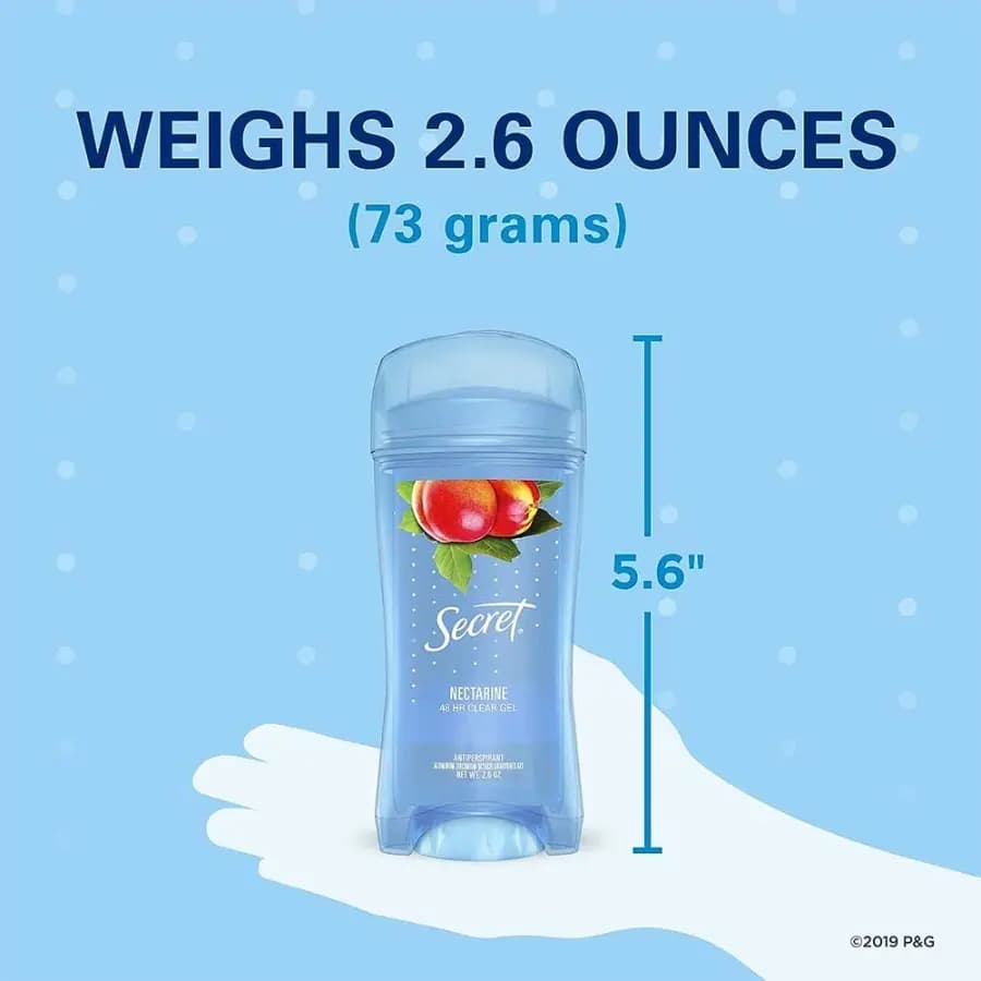 ژل شفاف ضد تعریق زنانه Nectarine سکرت 73gr — تصویر ۴