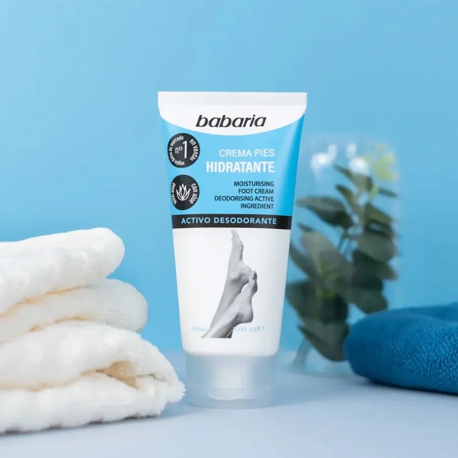 کرم دئودورانت و آبرسان پا عصاره آلوئه ورا باباریا 150ml — تصویر ۴