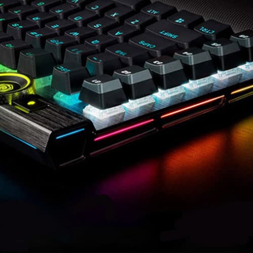 کیبورد مخصوص بازی کورسیر مدل K100 RGB optical-mechanical — تصویر ۲