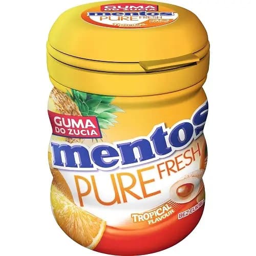آدامس بدون قند منتوس Pure Fresh با طعم میوه‌های استوایی