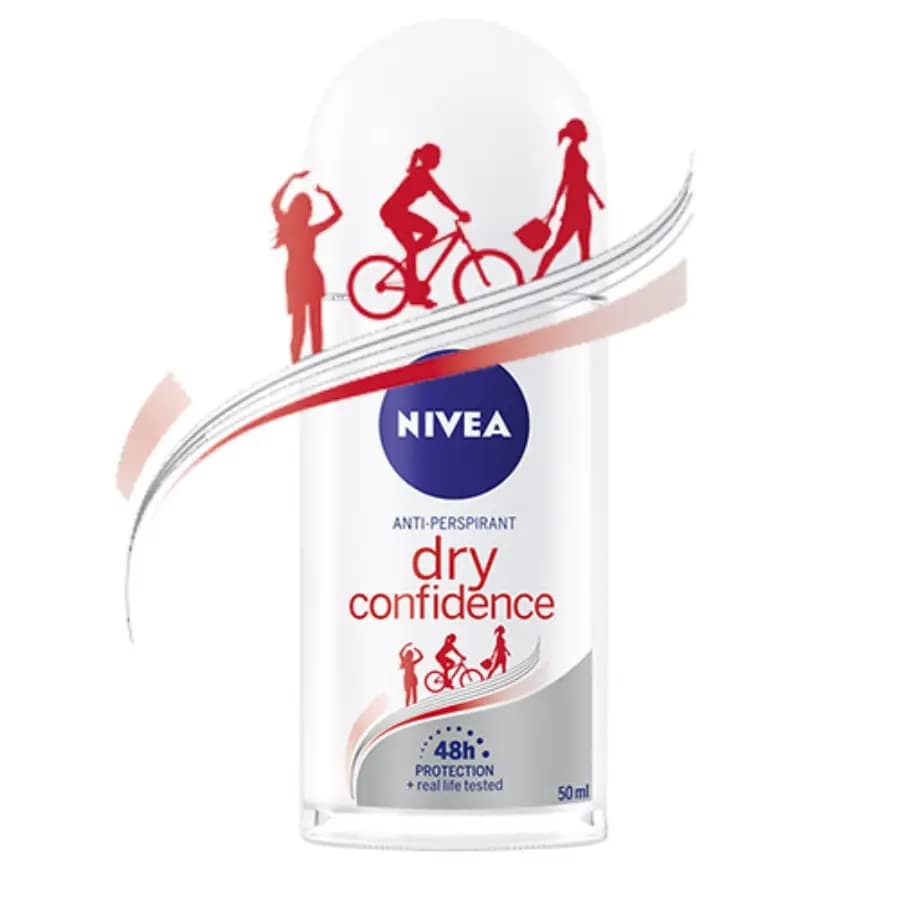 رول ضد تعریق زنانه Dry Confidence نیوا 50ml — تصویر ۳