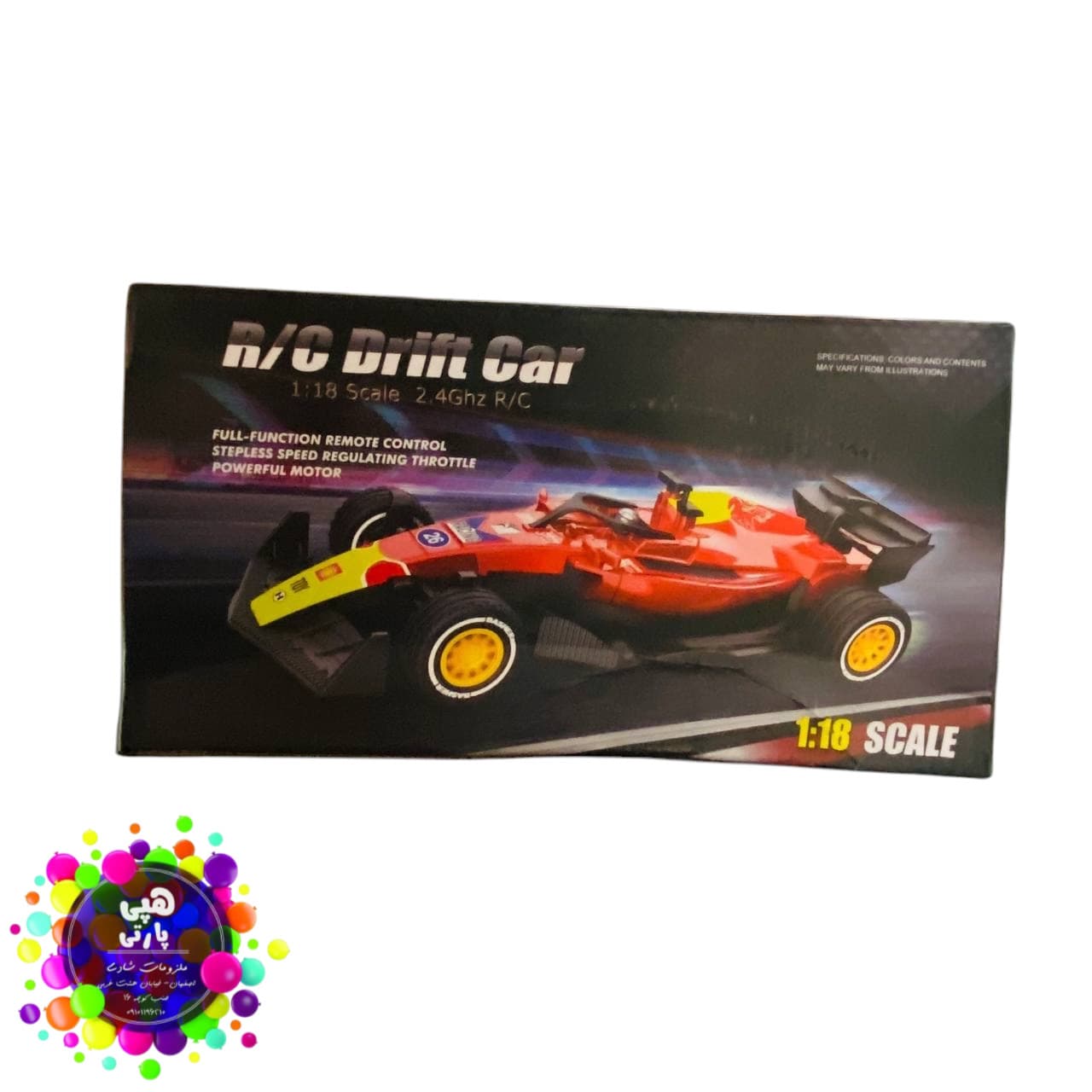 ماشین کنترلی فرمول یک Drift Car | ماشین مسابقه‌ای کنترلی سرعتی 1:18 — تصویر ۴