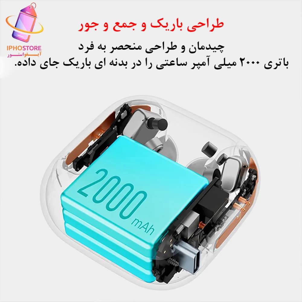 هندزفری بلوتوثی میبرو مدل Mibro Earbuds 3 Pro — تصویر ۲