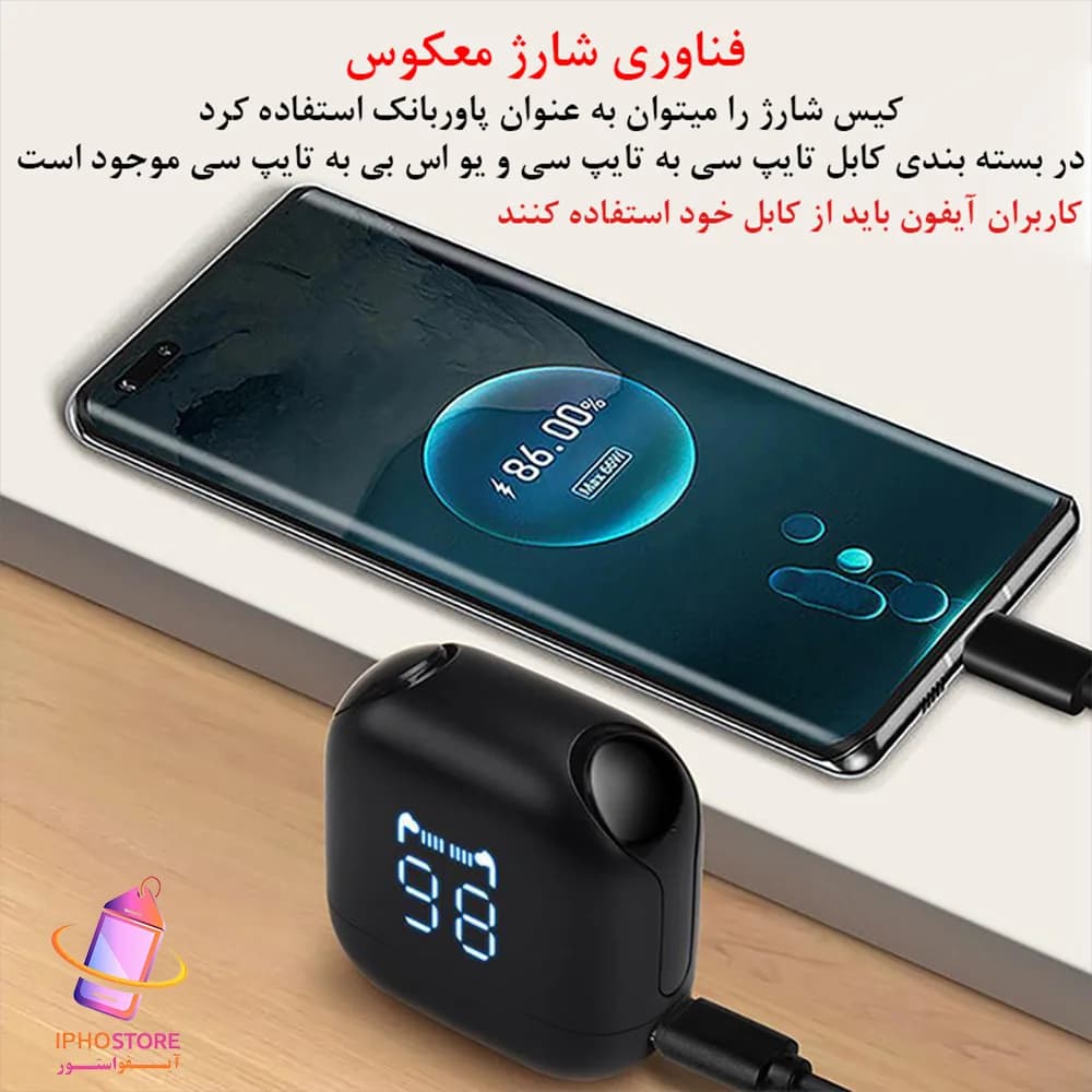 هندزفری بلوتوثی میبرو مدل Mibro Earbuds 3 Pro — تصویر ۳