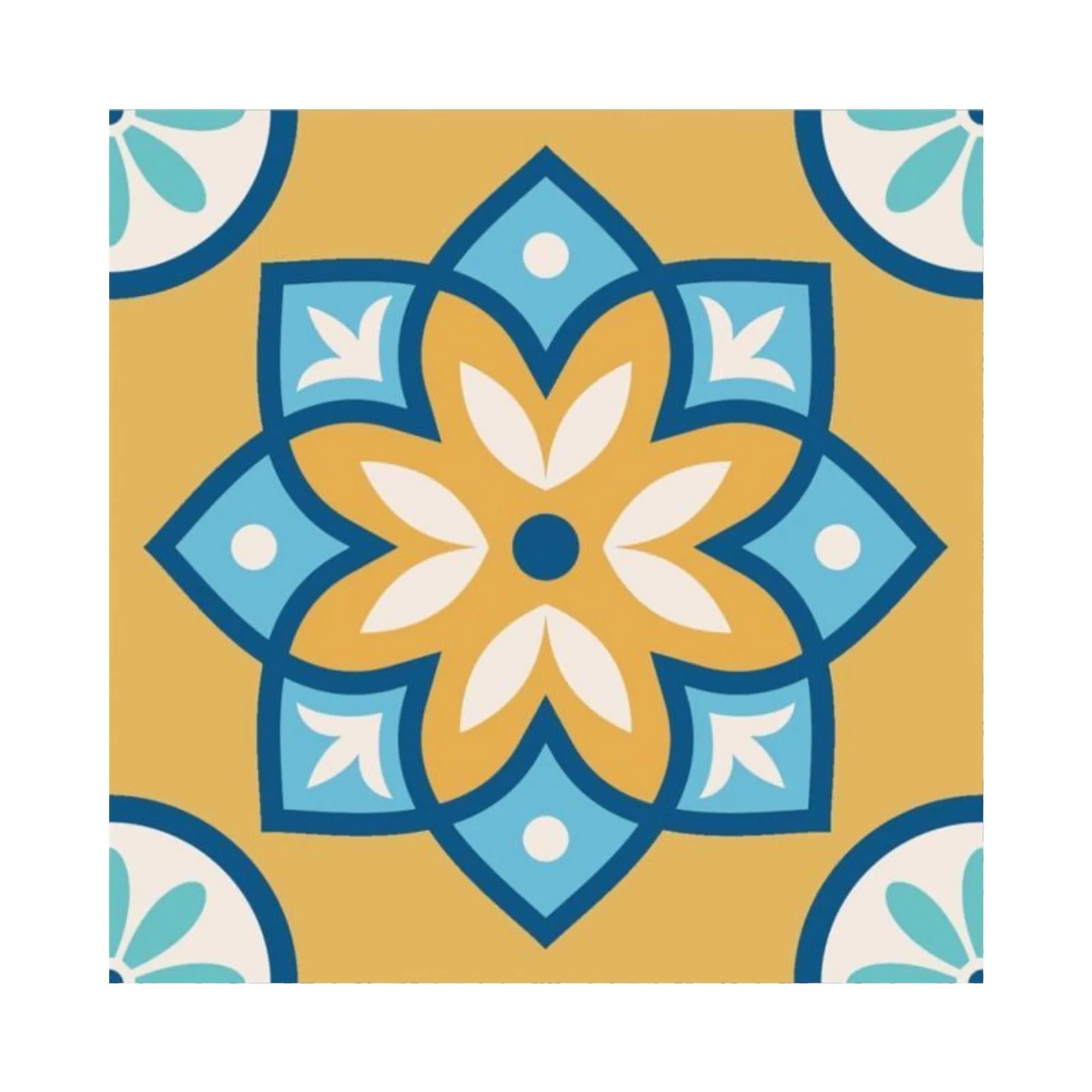 کاشی سنتی رنگی
