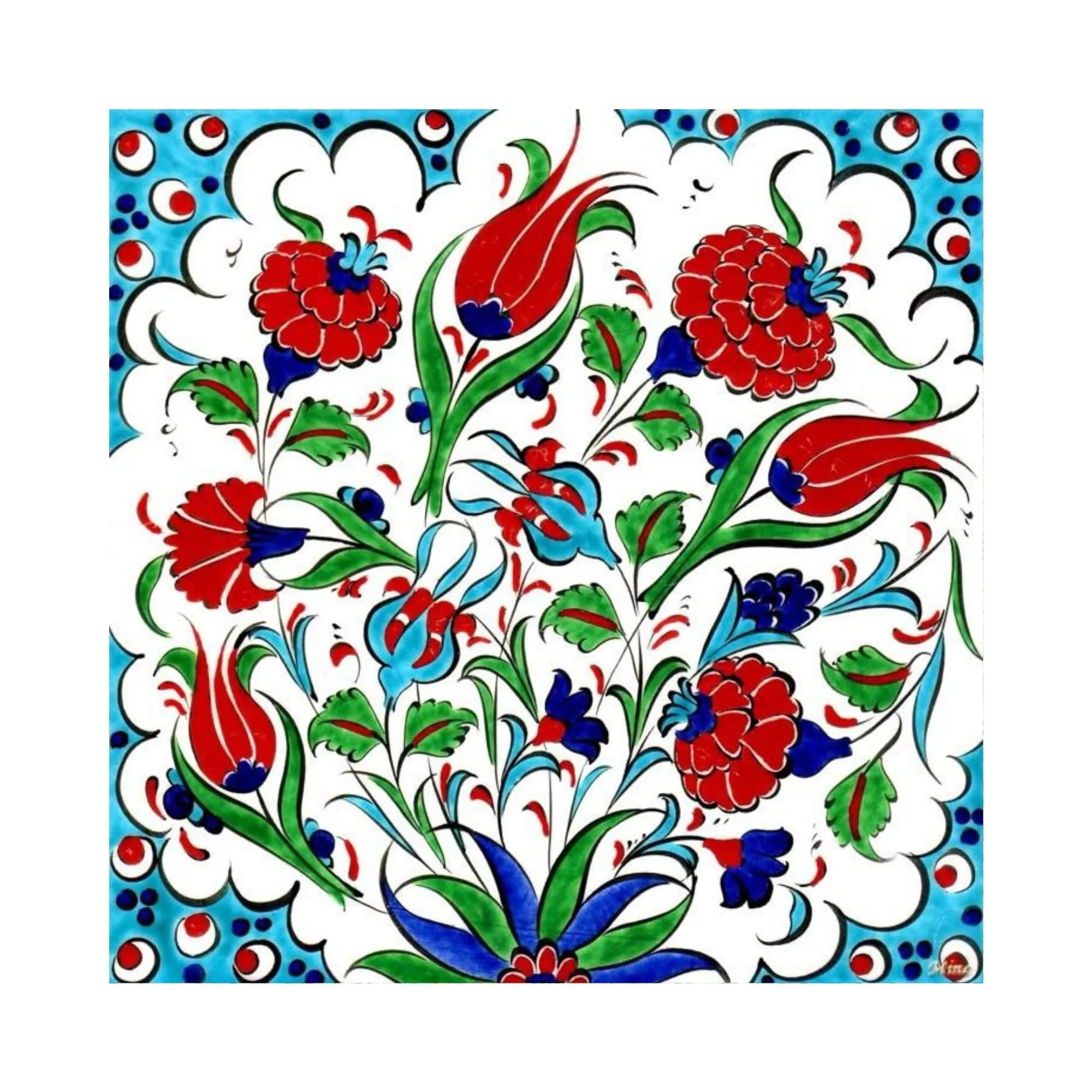 کاشی سنتی گل — تصویر ۵
