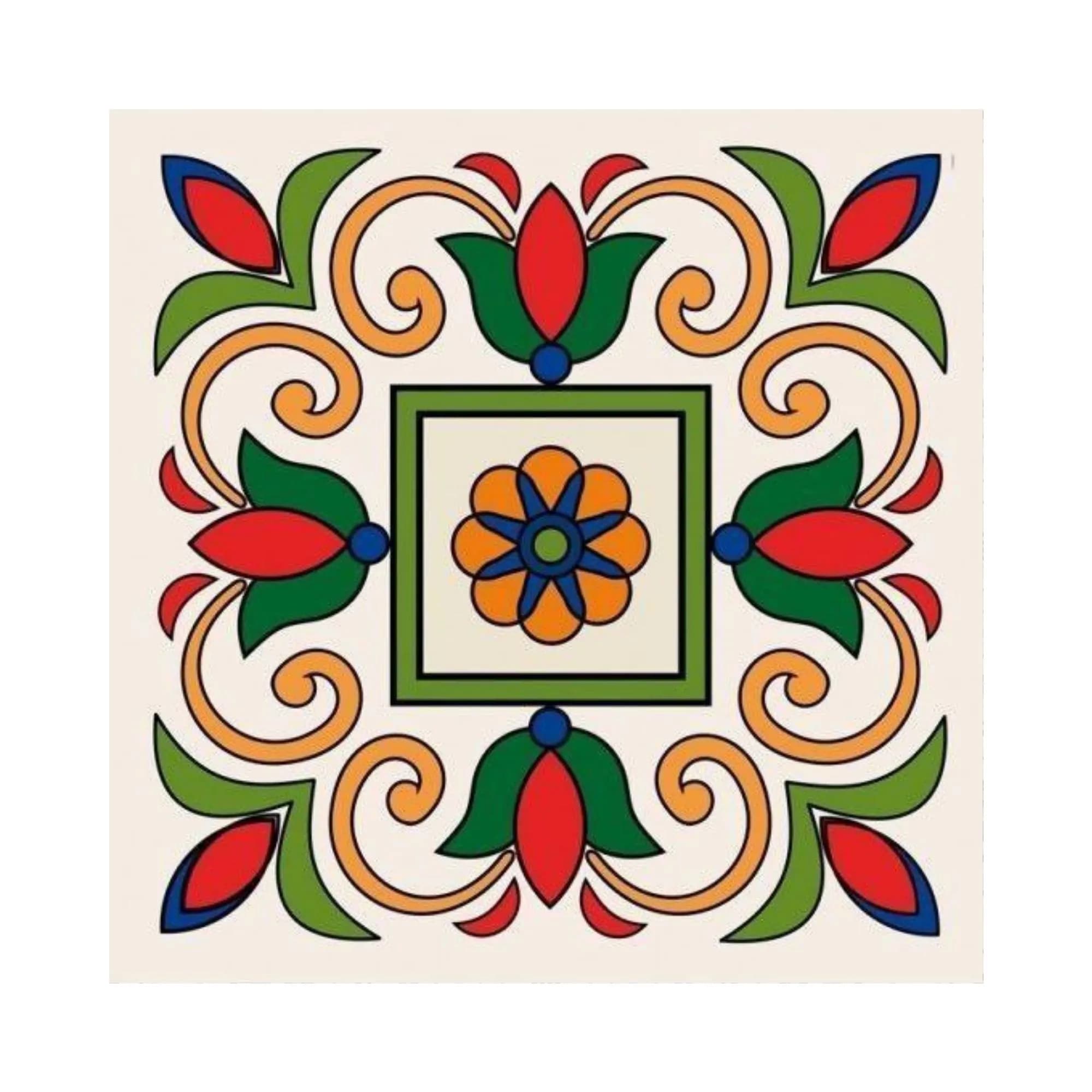 کاشی گل سنتی