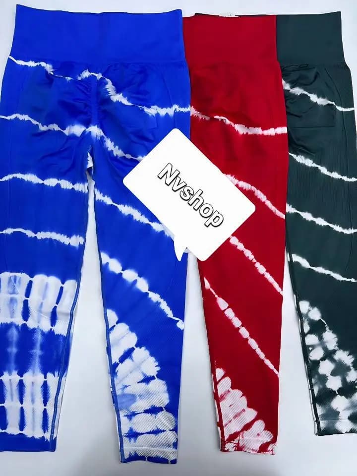 لگ ورزشی کمر گنی سیملس پشت چین دار رعدوبرقی — تصویر ۵