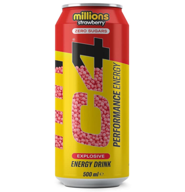 نوشیدنی انرژی زا C4 مدل MILLIONS STRAWBERRY — تصویر ۲