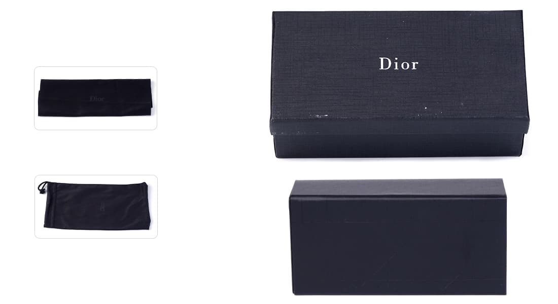کیس عینک Dior Black Old — تصویر ۲