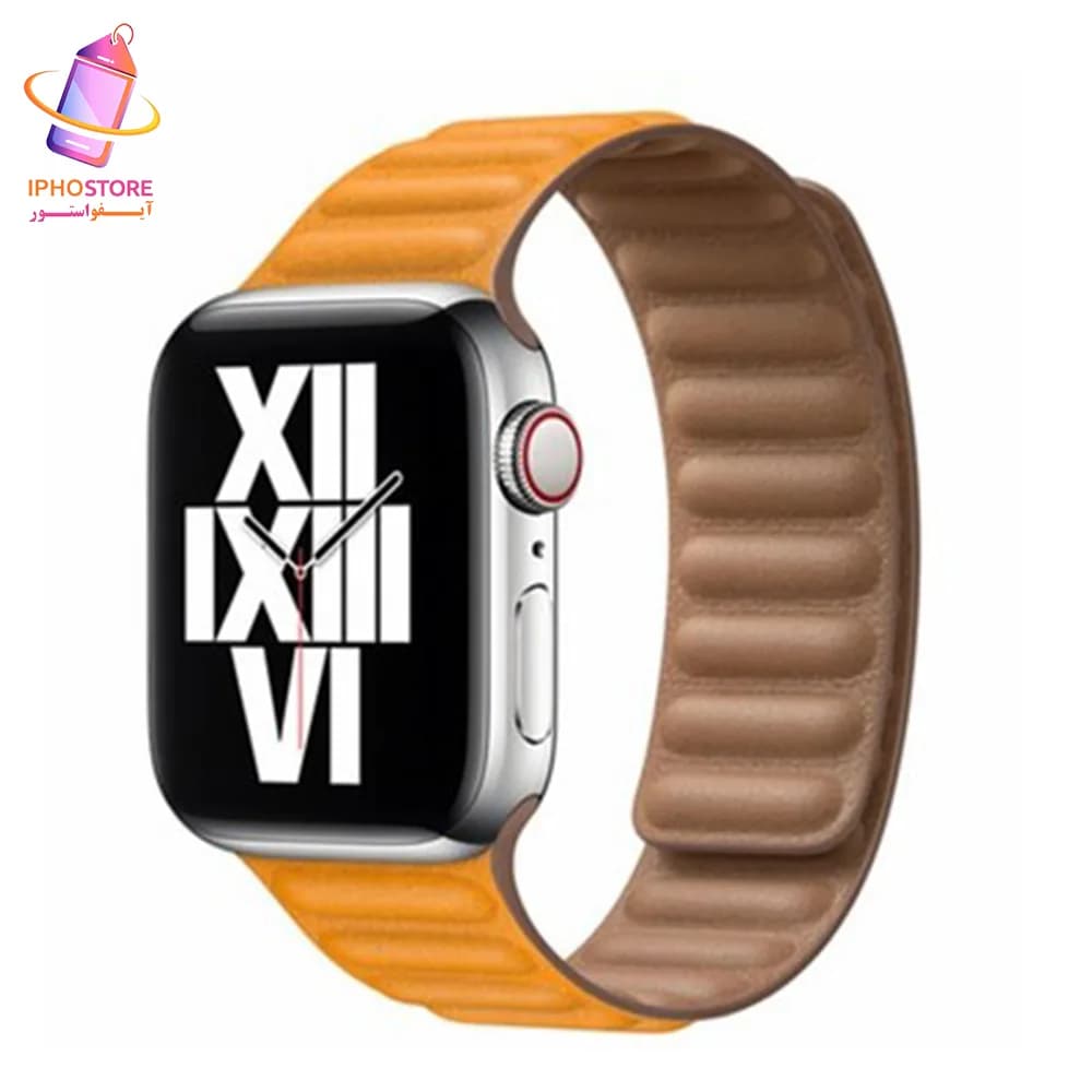 بند چرمی اپل واچ مدل leather link — تصویر ۸
