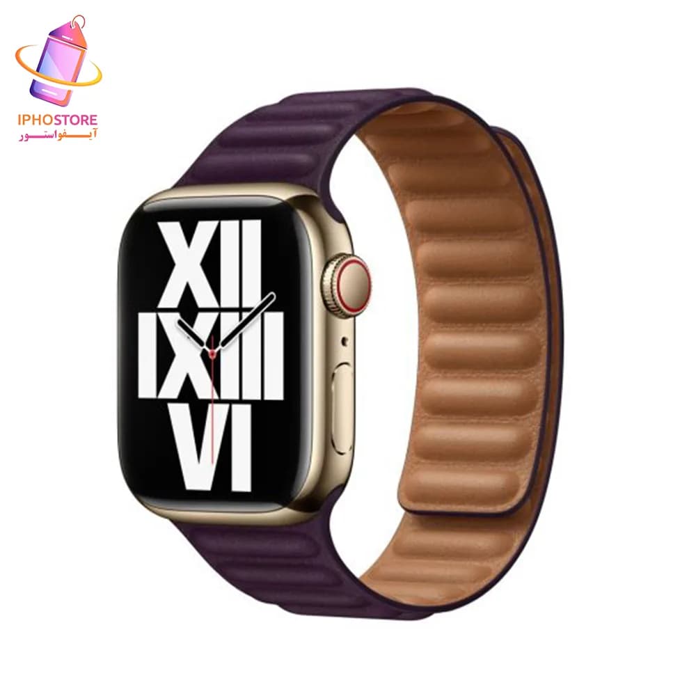 بند چرمی اپل واچ مدل leather link — تصویر ۶