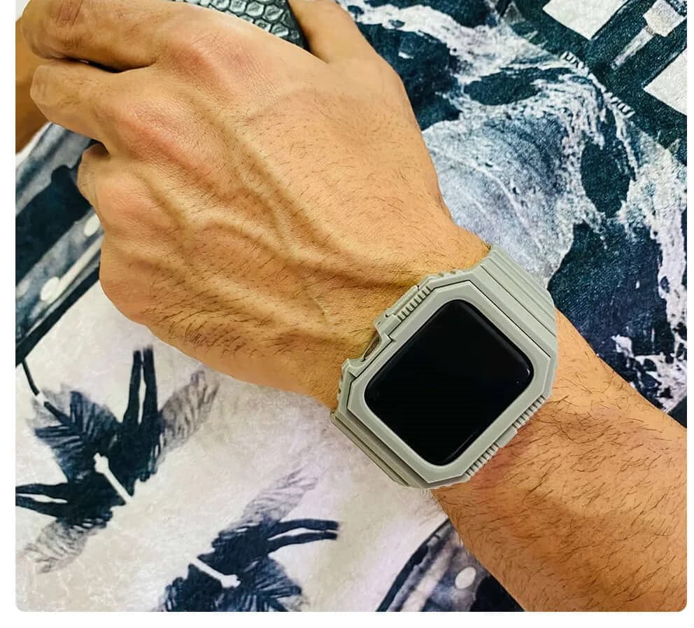 بند اپل واچ طرح G-shock سایز 42-44-45 — تصویر ۴