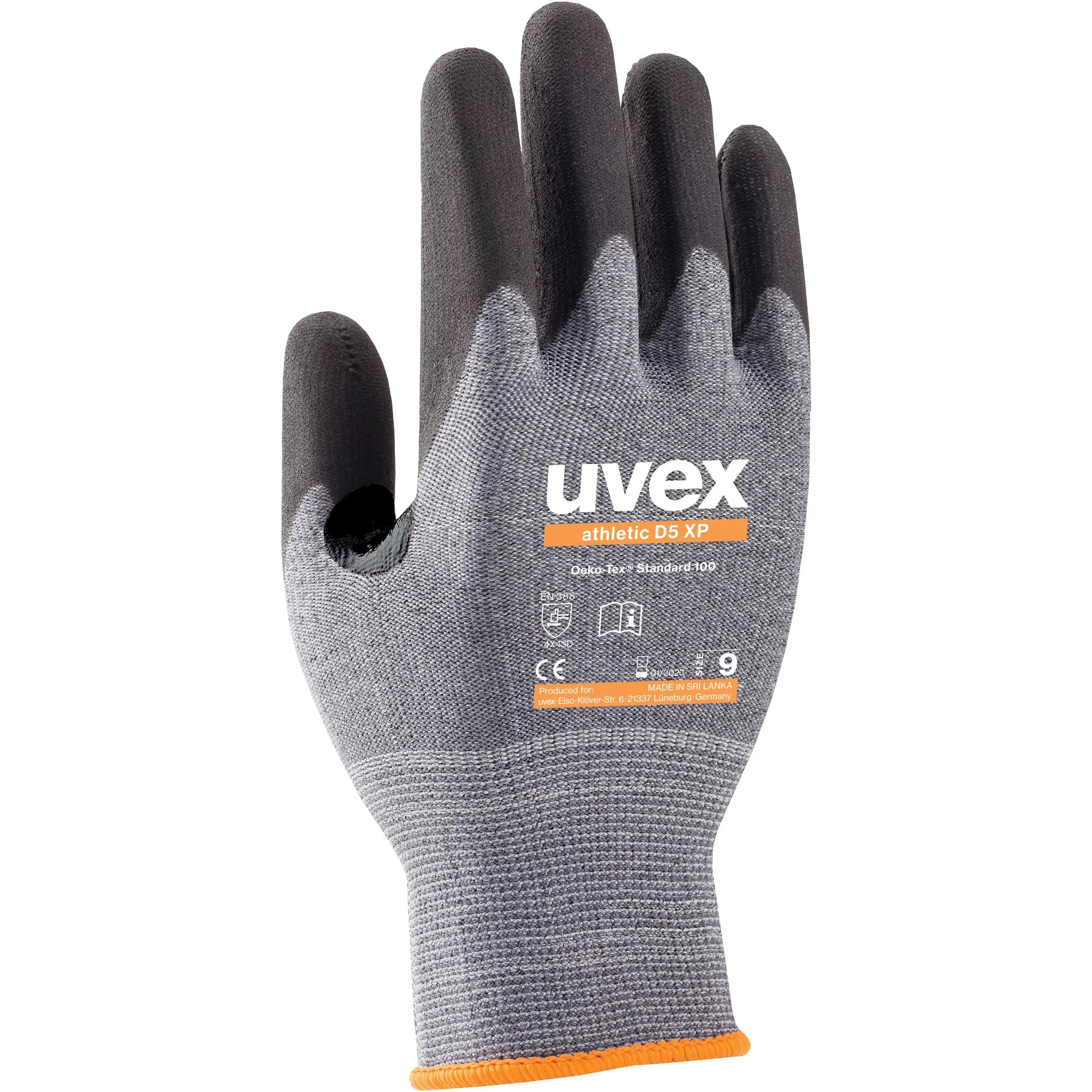 دستکش ضدبرش uvex مدل athletic D5 XP — تصویر ۲