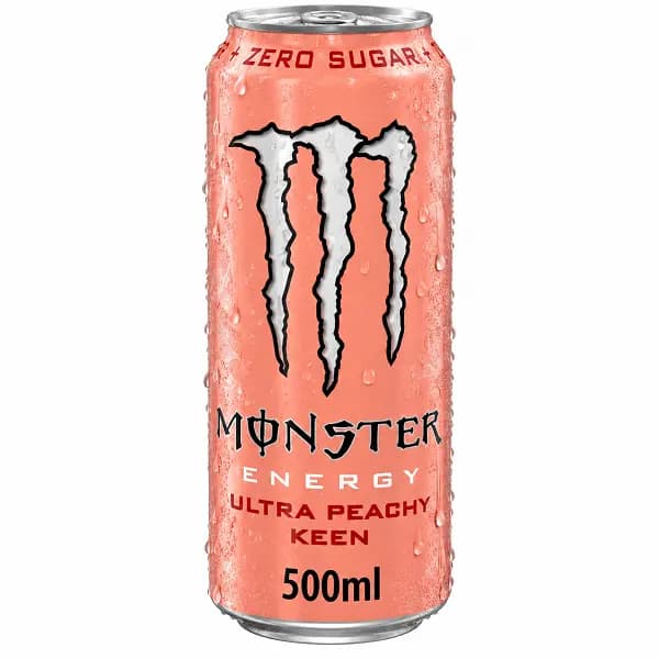 نوشیدنی مانستر(monster) مدل ULTRA PEACHY KEEN طعم هلو ۵۰۰ml — تصویر ۳