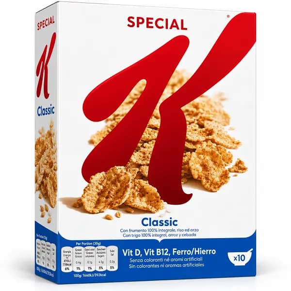 کورن فلکس رژیمی ساده 300 گرم اسپشیال کی special k — تصویر ۳