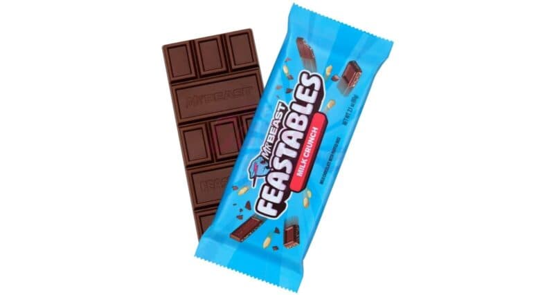 شکلات مستربیست با طعم کرانچ 60g MR BEAST — تصویر ۲