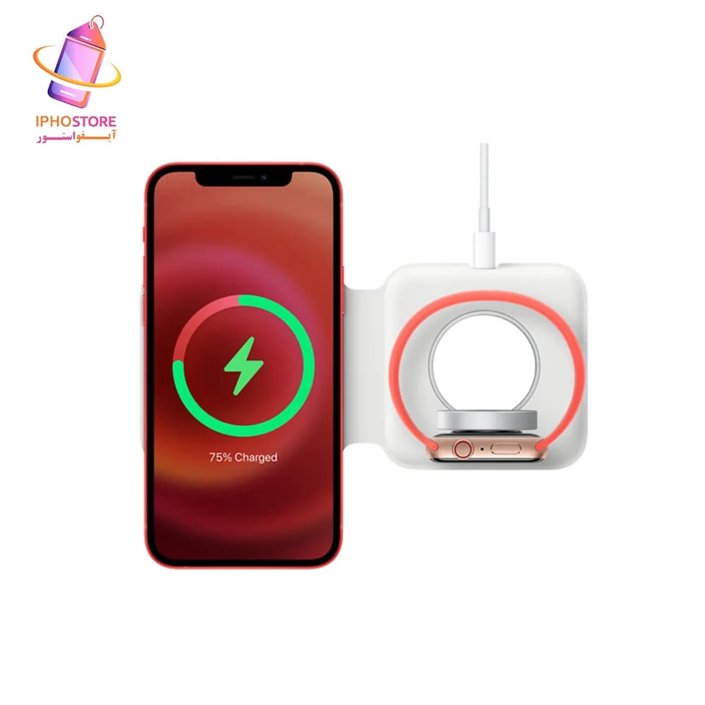 شارژر بی سیم اپل مدل | MagSafe Duo Charger — تصویر ۴