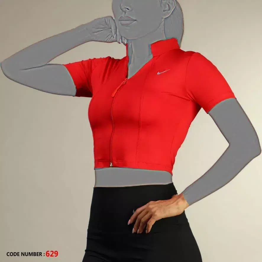 کراپ جلو زیپ دار زیپر Zipper کد 629 — تصویر ۶