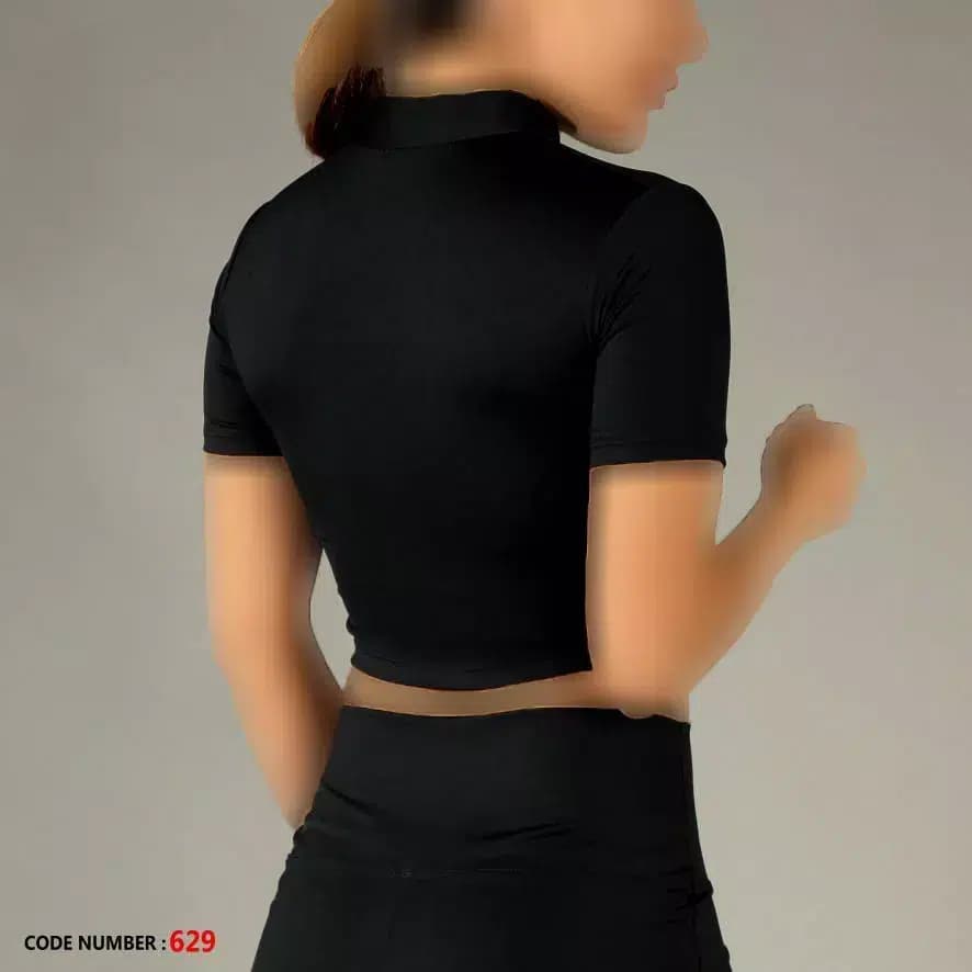 کراپ جلو زیپ دار زیپر Zipper کد 629 — تصویر ۷