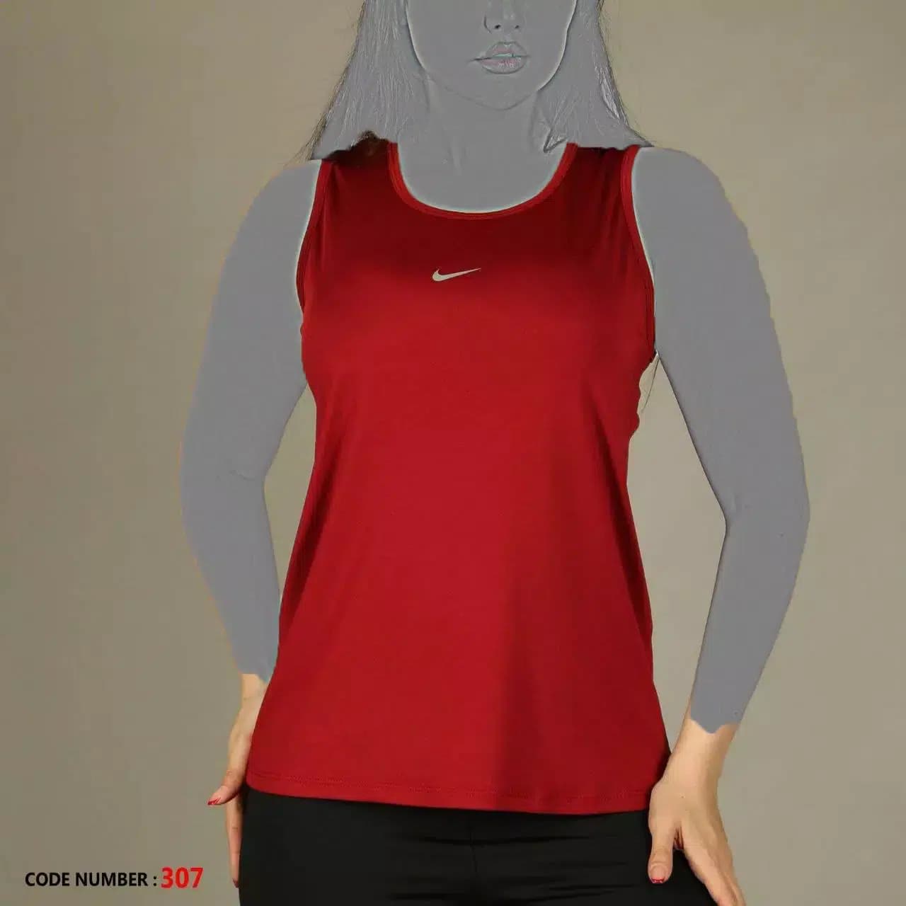 تاپ ورزشی زنانه پروانه ای کد 307 — تصویر ۵