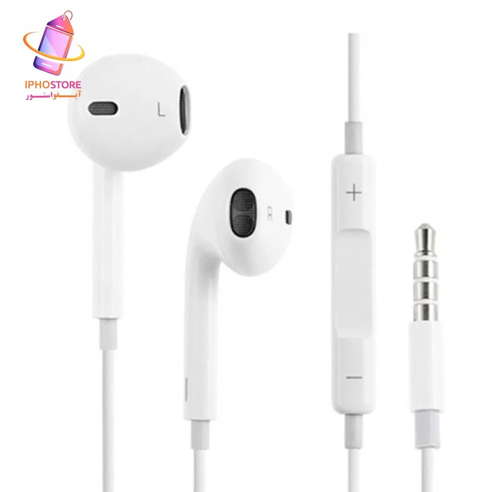 هندزفری اپل با جک 3.5 میلیمتری | هدفون سیم دار EarPods — تصویر ۲