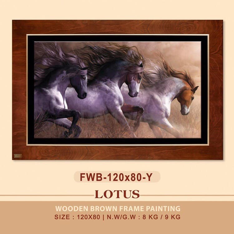 تابلو چوبی لوتوس FWB-Y 120×80