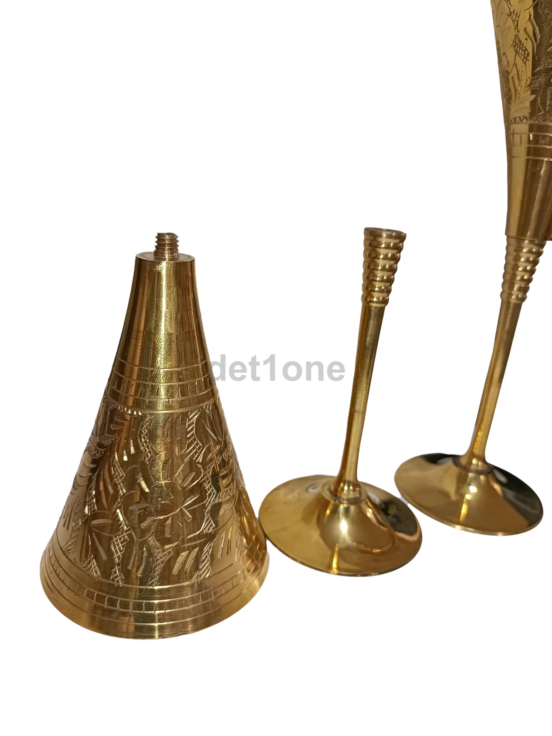 گیلاس خوری برنزی هندی جفتی طرح 1 — تصویر ۵
